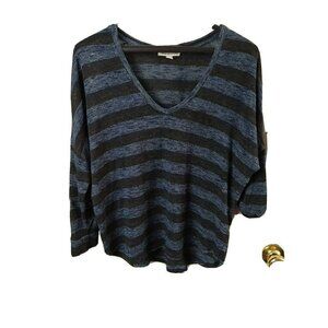 American Eagle Black Blue Heather Oversized Sweater Size XS